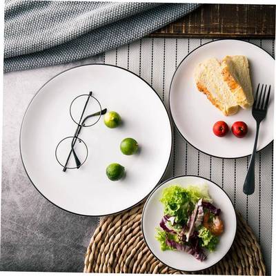 Japanese ceramic plates dish tray disc tableware set
