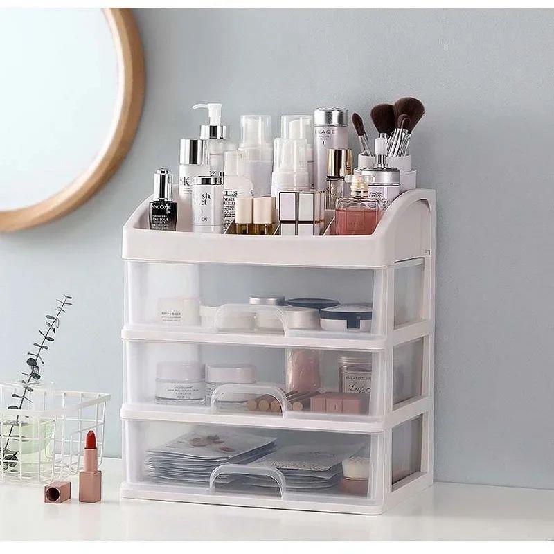 Make Up Case Jewelry Container Box Makeup Organizer Drawers