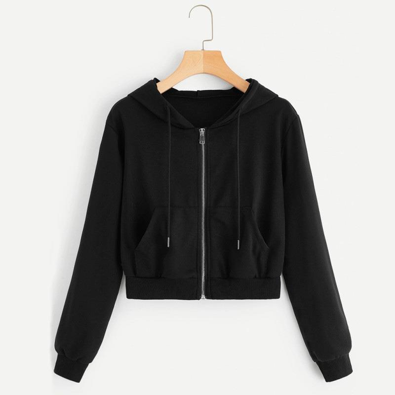 女 Crop top Hoodie Hoodies For Women Pullover Cropped Cute