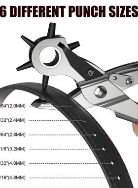 Hole Punch Leather Hole Puncher for Belts Eyelets WashopAVnV