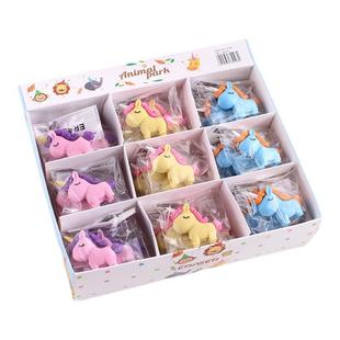 5Pcs Animal Erasers Kids Pencil Erasers Bulk Puzzle Erasers