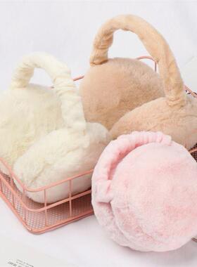 Soft Plush Ear Warmer Winter Warm Earmuffs for Women Men Fas