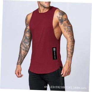 Men vest summer Man gym clothes Singlet男Crossfit背心tanktop