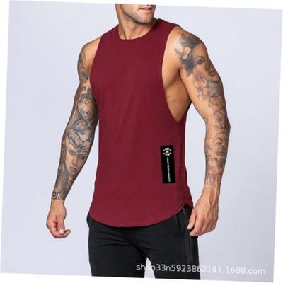 Men vest summer Man gym clothes Singlet男Crossfit背心tanktop