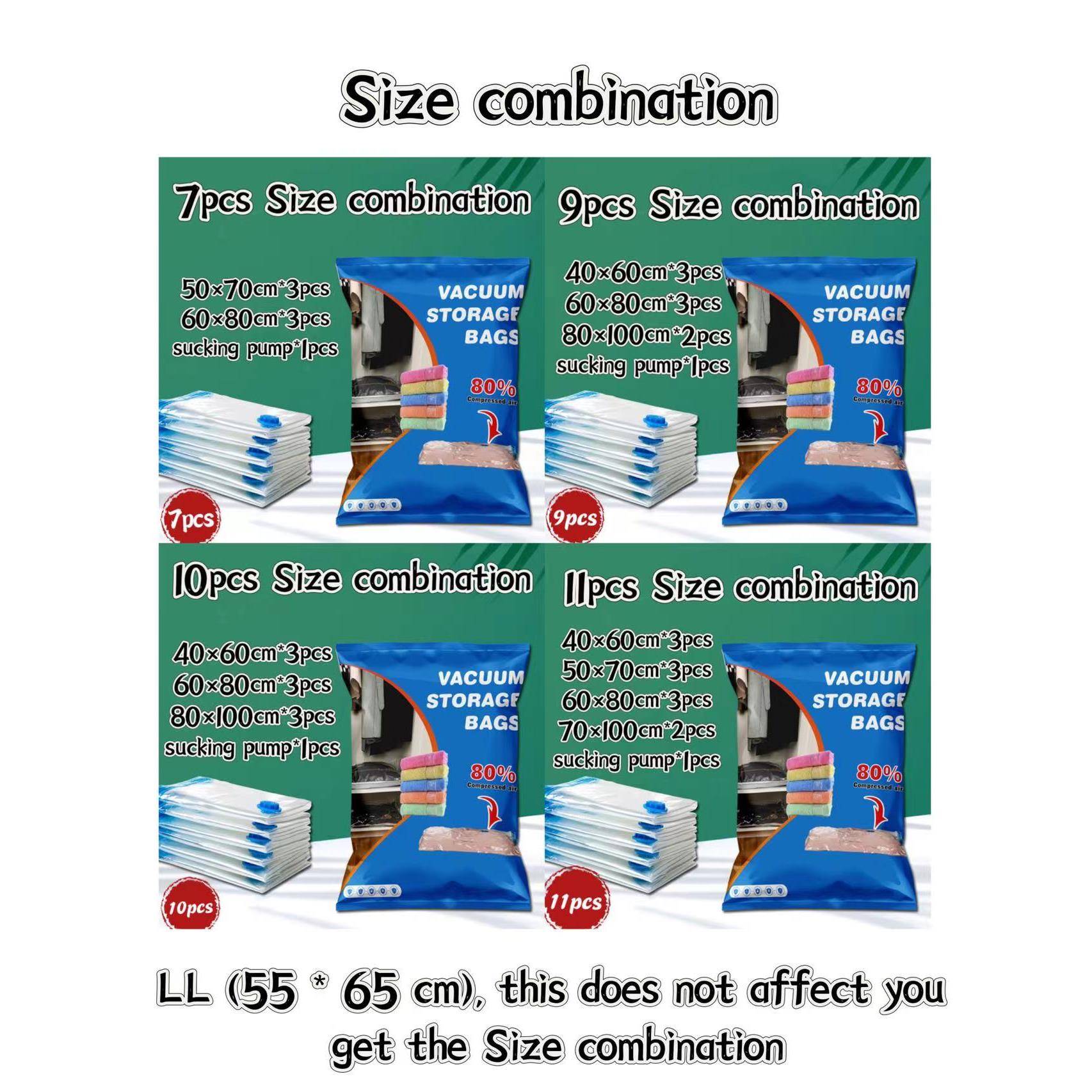 10PCS vacuum bag gift getter pump storage compression bag