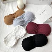 top strap strapless Tube wrapped chest pad bra