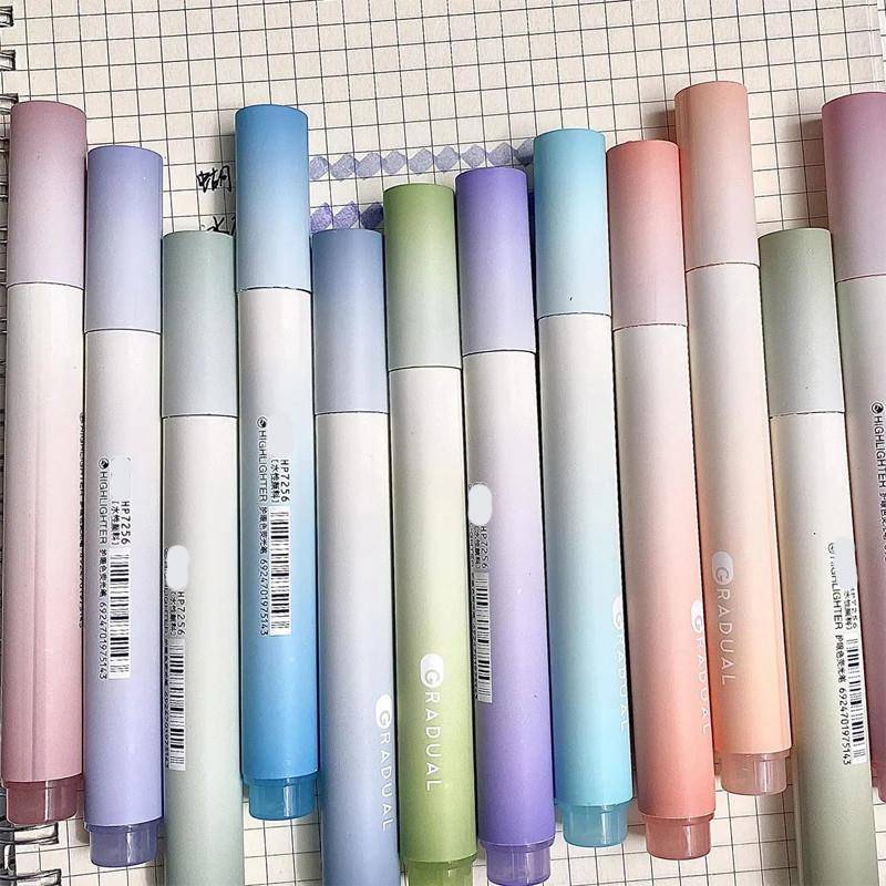 Color highlighter a set of 10 color marker pens荧光记号笔