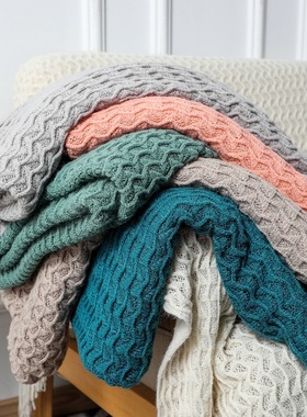 inya knitting bed blanket Throw Bedspread Sofa Chair Bed Cov
