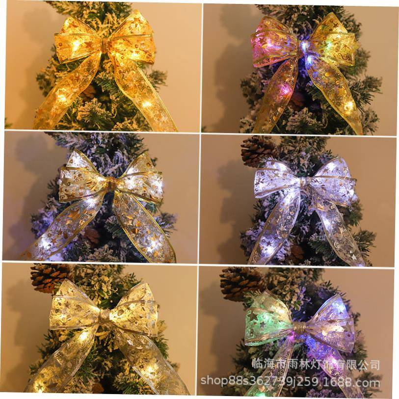 christmas decoration tree LED lights with rion rions