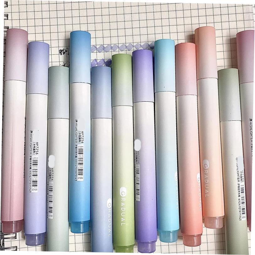 Color highlighter a set of 10 color marker pens荧光记号笔