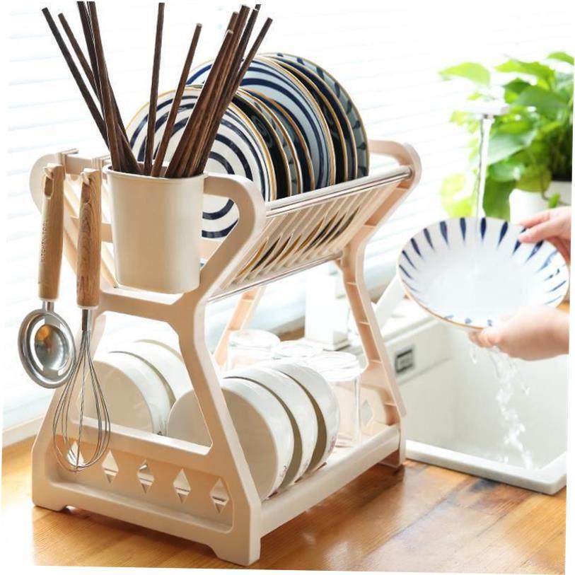 dish drying rack storage kitchen cup holder organizer洗碗架
