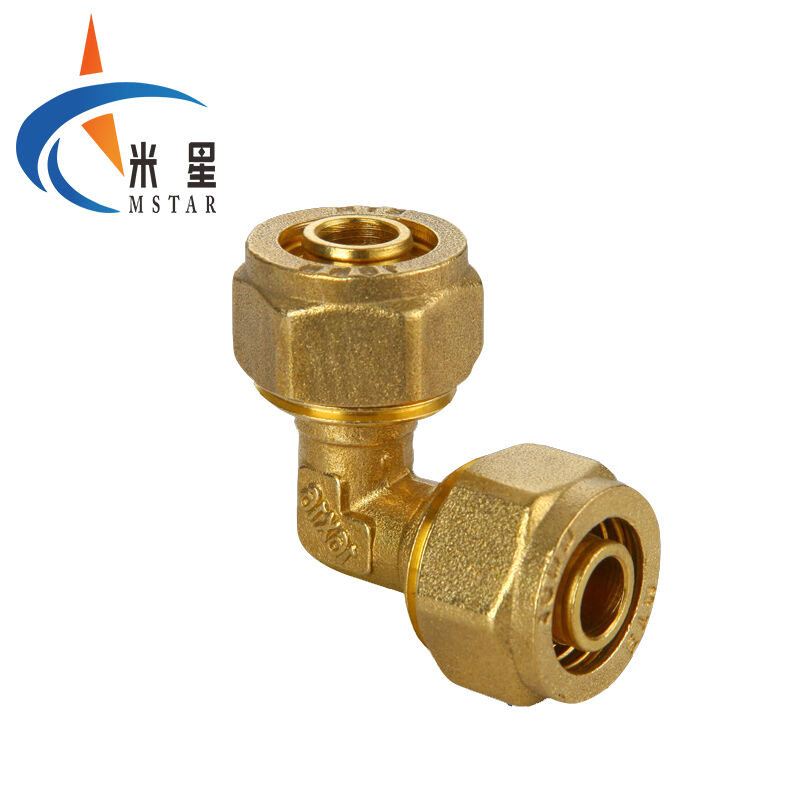 米星（MSTAR）太阳能铝塑管铜接头铜配件等径弯头L1216*1216（5个