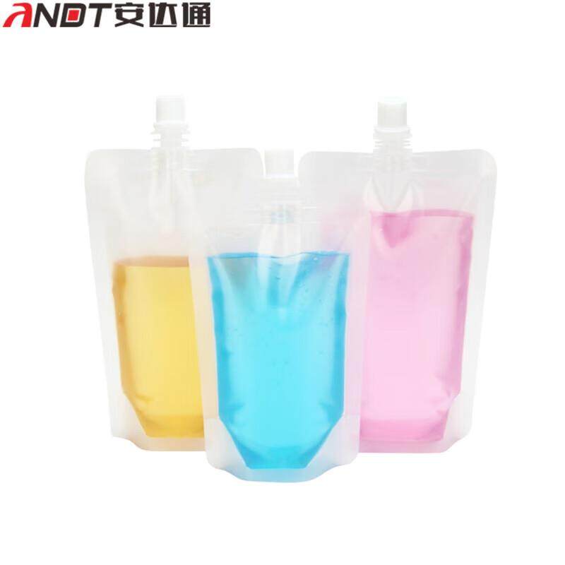 安达通一次性吸嘴袋磨砂透明液体密封自立分装袋便携50ML大口15MM,包装,礼品袋/塑料袋,淘宝优惠券,粉丝福利购,淘宝优惠卷