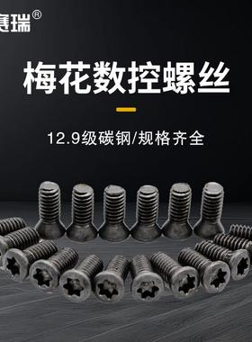安赛瑞梅花数控螺丝12.9级合金钢磨具刀具M310mm100个装9U02162-N