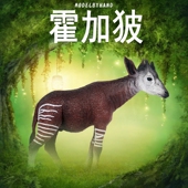 林畅模玩儿童史前动物玩具霍加披模型仿真欧卡皮鹿远古神奇生物