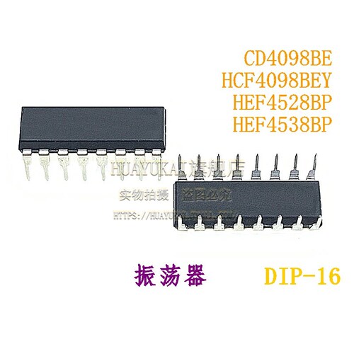 振荡器 CD4098BE HCF4098BEY HEF4528BP HEF4538BP