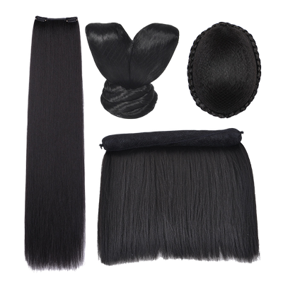 春秋唐风造型全发丝发箍软假发包