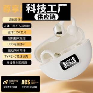 深圳瑞禾科技蓝牙耳机新款私模耳机夹耳式无线双耳不爆款长续航新