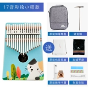 Học sinh trưởng thành nữ nhạc cụ 17 âm thanh đàn piano Kalimba tấm điện hộp ngón tay cái đàn piano kalimba piano - Nhạc cụ phương Tây