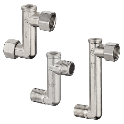 水龙头接头加长曲角4分三角阀