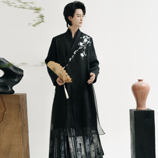 素绣花织金马面裙男款 昭华赋原创新中式 汉元 女装 女 中国风汉服男装