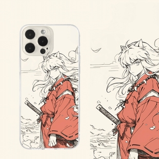 p70超火vivo小米防摔保护套 15pro华为荣耀80小米14vivoOPPOins风华为mate60 焱焱犬夜叉手机壳适用苹果13