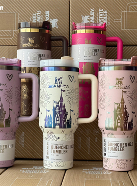 CUP MYSTERY跨境热销二代保温stanley杯手柄车载汽车冰霸吸管杯