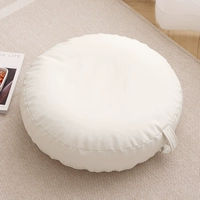 Круглая кожа-белая [50*50*12]