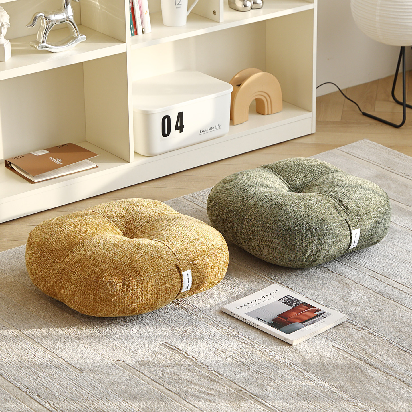 小凳子家用蒲团坐垫榻榻米垫子板凳茶几布艺飘窗坐凳北欧风软坐墩