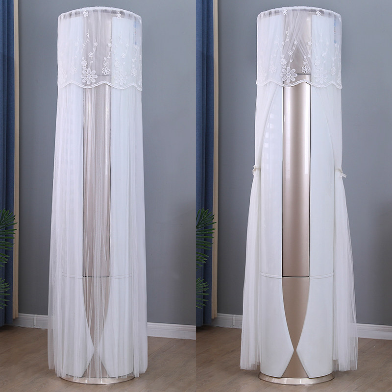 空调防尘罩圆形柜机通用客厅立式适用格力美的海尔圆柱空调套新款