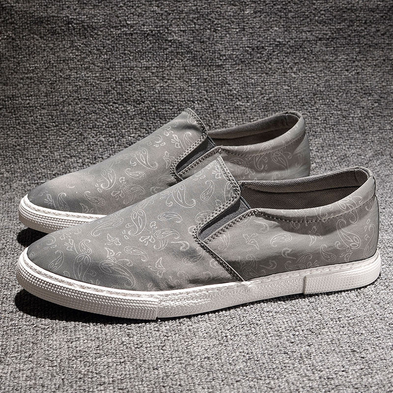 老北京布鞋男鞋春夏透气冰丝帆布鞋一脚蹬休闲板鞋懒人软底开车鞋,流行男鞋,布鞋,淘宝优惠券,粉丝福利购,淘宝优惠卷