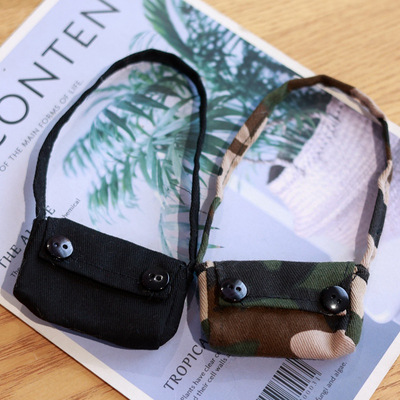 童娃衣小背包23cm狗公仔斜背包20厘米棉花娃娃玩偶小斜挎包配饰