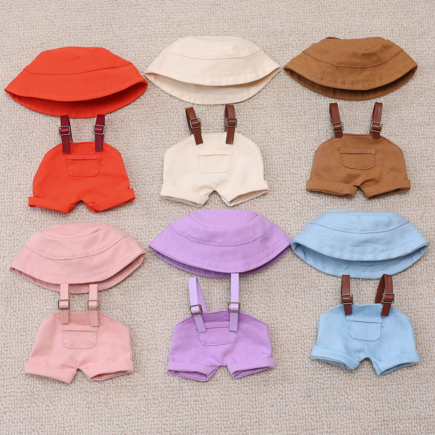 童娃衣背带裤17cm拉布布挂件一二三代衣服配饰渔夫帽娃娃小配饰,玩具/童车/益智/积木/模型,娃娃/配件/着替,淘宝优惠券,粉丝福利购,淘宝优惠卷