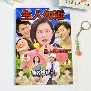 生人勿近熟人更是滚开创意贴纸书网络梗图表情装饰手帐素材贴画本