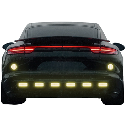 黑色反光车贴3M反光车贴