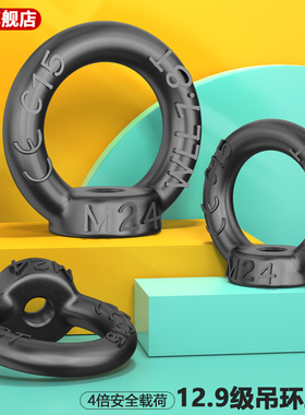 12.9级高强度发黑色吊环螺母模具吊母M16M20M24