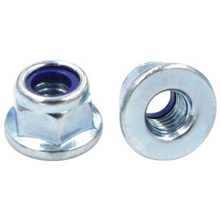 法兰面尼龙防松螺母 DIN6926 GB6183   带垫锁紧螺母M5M6M8M10M16