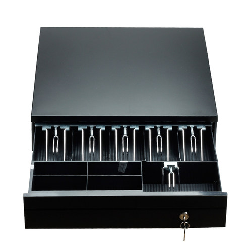 宏盛4042五格三档钱箱收银箱超市收银盒子可独立用收款机钱箱带锁