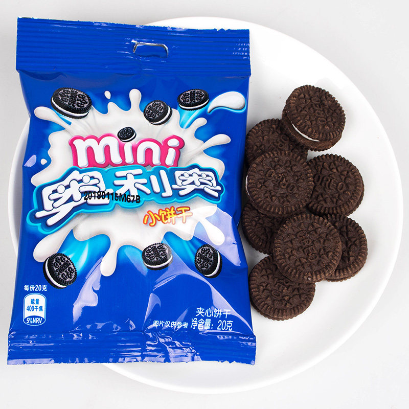 奥利奥小饼干mini袋装迷你夹心儿童饼干蛋糕烘焙装饰零食休闲食品