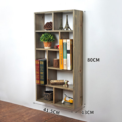 公室收纳柜壁挂装饰 子化妆品桌面收纳格办zakka多功能复古木质在类目 家居饰品, 壁饰中 - 来自Buy2taobao.com提供专业的淘宝代购服务