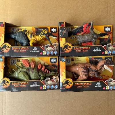 美泰侏罗纪世界恐龙玩具关节可动