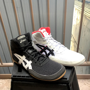 亚瑟士asics摔跤鞋男拳击鞋女深蹲硬拉举重格斗儿童大童专业搏击