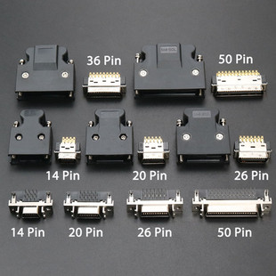 MDR连接器伺服驱动器插头SM-SCSI-14P/20P/26P/36P/50P SCSI接头