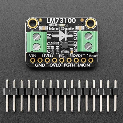 6359 Adafruit LM73100 23V 5A Max Ideal Diode Breakout