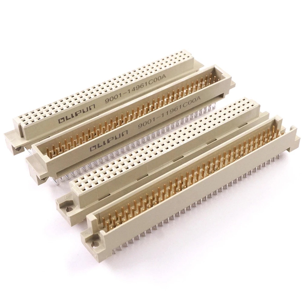 欧式插座9001-11961C00A 12961 13961 14961 3排 96P直弯针公母头
