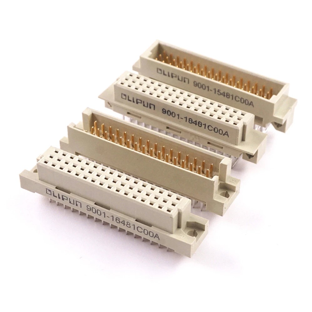 欧式插座 9001-15481C00A 16481 17481 18481 3排 48P 直弯公母