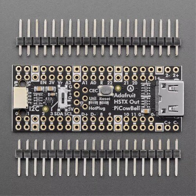 6363 PiCowBell HSTX DVI Output for Pico Adafruit