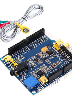 ECG EMG EKG SHIELD 肌电心电扩展板 肌肉电EMG传感器模块