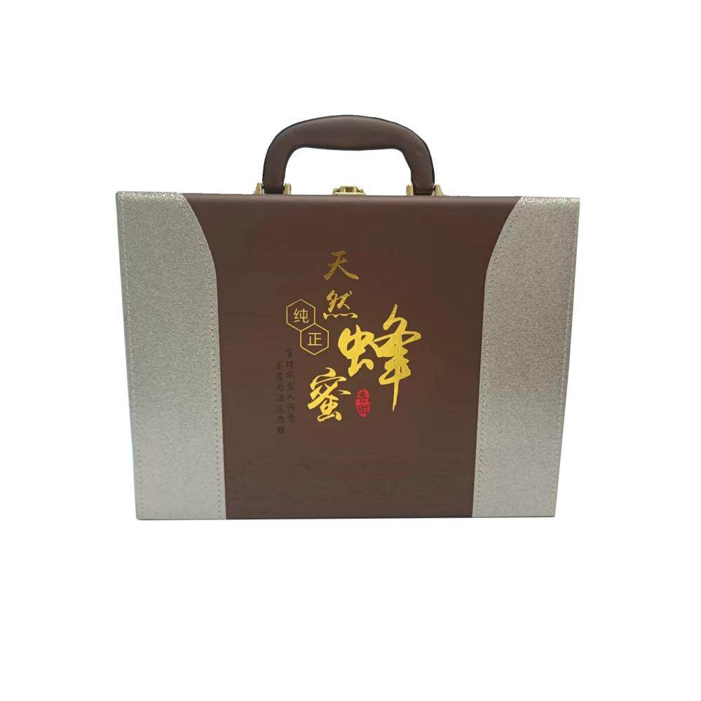 【恩施土蜂蜜】深山蜂蜜百花蜂蜜手提野生蜂蜜礼盒500g*2瓶野花蜜