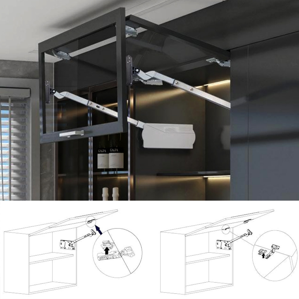 吊柜门上翻折叠门液压支撑杆橱柜吊柜缓冲随意停可调节五金配件,基础建材,气动杆,淘宝优惠券,粉丝福利购,淘宝优惠卷